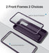 SURITCH for Samsung Galaxy S21 Case 6.2 Inch (Only), (2 Front Frames) Full-Body Heavy Duty Rugged Shockproof Phone Cover with Built-in Screen Prot...