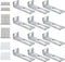 30 Set White Board Mounting Hardware,Whiteboard Hanging Brackets, White Board Installation Kit Includes Hanger Supports, Screws and Expansion Tube...