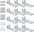 30 Set White Board Mounting Hardware,Whiteboard Hanging Brackets, White Board Installation Kit Includes Hanger Supports, Screws and Expansion Tube...