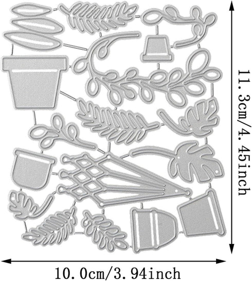 Cutting Dies Metal Stencils Scrapbooking Tools DIY Embossing Template for Paper Card Making Album Arts Crafts Supplies (Flower rack decoration-10x...