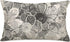 Gray Abstract Floral Throw Pillow Covers 12x20 In Black White Gray Flowers Lumbar Pillow Covers Abstract Modern Farmhouse Pillowcases Home Decor f...
