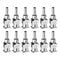12pcs 13Gauge Stainless Steel Dispensing Needles, 1/4" All Metal Glue Needle Tube Blunt Tips Luer Lock for Thick Liquids, Ink, Glue, Lab Use...