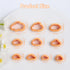 Puocaon Cloud Polymer Clay Cutters - 10 Pcs Basic Clay Cutters for Polymer Clay Jewelry, Cloud Shape Polymer Clay Cutters for Earrings, Simple Cla...