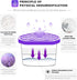 NATRUTH Moisture Absorbers 10.5OZ*6-Pack With Lavender Scent,Portable Closet Dehumidifier, Odor Eliminator Absorber Bucket,Humidity Absorber,Clean...