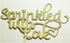 Sprinkled with Love Cake Topper for Baby Shower, Wedding, Birthday Party Decorations Gold Glitter...