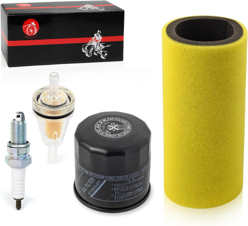 Air Filter Foam & Oil Filter & Spark Plug For Yamaha Rhino 450 YXR450 2006-2009 Rhino 660 YXR660 2004-2007 Foam Filter Is Pre-oiled...
