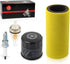 Air Filter Foam & Oil Filter & Spark Plug For Yamaha Rhino 450 YXR450 2006-2009 Rhino 660 YXR660 2004-2007 Foam Filter Is Pre-oiled...