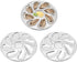 3 Pack Oyster Plate, Stainless Steel 8 Slots Oyster Grill Pan with Center Slot Multi-Functional Grill Pan for Oysters and Scallop, Sauce and Lemon...