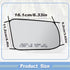 Passenger Side View Heated Mirror Glass, with Rear Holder, Compatible with Nissan Altima Sentra 2013-2018, Replace 963653TH0A - Right Side Mirror ...