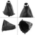 Car Car Shift Knob Cover Manual PU Leather Gear Gaiter Shift Shifter Boot Replacement Shift Boot Replacement for Honda Civic 2006-2012...