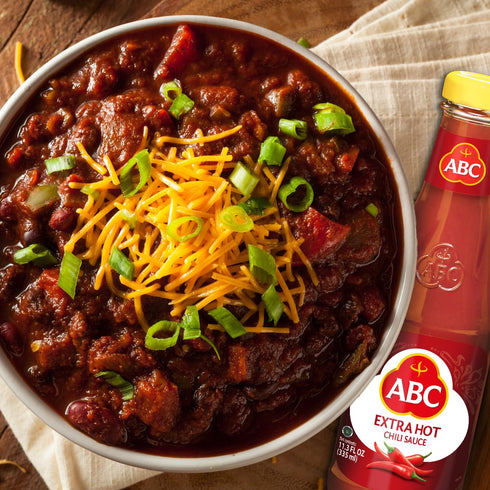 ABC Extra Hot Chili Sauce (1 Pack) Spicy Sriracha Style Hot Sauce, Sambal Chili, Stir Dipping BBQ, Indonesian ABC Sauce, 11.3oz / 335ml...