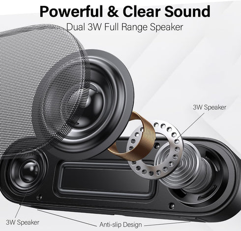 ZETIY Updated Computer Speaker, USB Powered Speaker for Desktop,Windows PC,Mac. Portable Mini Sound bar-Plug and Play with Volume Control and Mute...