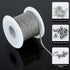 UMAOKANG 32.8 Feet Silver Chain for Jewelry Making Stainless Steel Diamond Cut Twisted Rope Chains for Men Women Necklace Bracelets Making DIY Sup...
