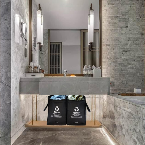 Recycle Bins for Kitchen,Ultra-Large Capacity Recycle Waste Bin Bags for Kitchen Home Trash Sorting Bins Organizer Baskets,29 Gal Series(2pcs)...