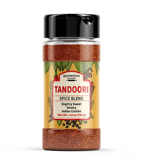 Unpretentious Tandoori Spice Blend, 4.8 oz, Slightly Sweet & Smoky Flavor, Indian Cuisine, Meat & Vegetables...