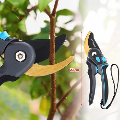 Pruning shears for gardening,Plant and flower trim tool,Easily clip the bypass of hedges, tree,flowers & shrubs....