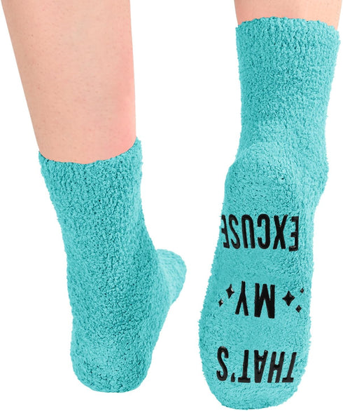 HAPPYPOP Cancer Zodiac Birthday Astrology Constellation Horoscope Gifts for Women Teen Girls, Fuzzy Green Fluffy Space Galaxy Cancer Socks Teens...
