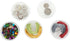 Paylak Containers Storage Small Impact Resistant Stackable Clear 5 For Beads Crafts Findings Small Items 2.50" Round...