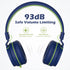 AILIHEN Kids Headphones, I35 On-Ear Headphones for School, Safe Volume 93dB, HD Mic Stereo Headphone for Kid Girls Boys, Foldable 3.5mm Wired for ...