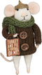 Primitives by Kathy PBK Fall Decor - Turkey and Pie Thanksgiving Mouse...