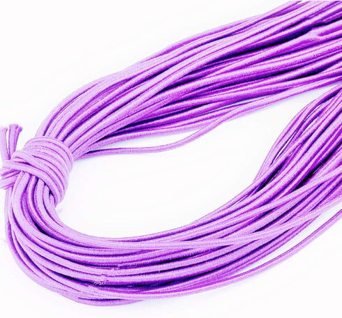50 Yards 2mm High Elasticity Cord Round Beading Thread Strings Nylon Rope Elastic Band for DIY Masks Jewelry Making Gift Wrapping Hair Accessories...