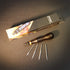 OWDEN Professional Leather Tool,4 in 1 awl Tool Set for leathercraft...