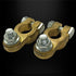 Ampper Brass Battery Terminal Connectors, Top Post Battery Terminals Clamp Set for Marine Car Boat RV Vehicles (1 Pair)...