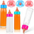 7 Pcs Disappearing Doll Feeding Set Baby Doll Bottles Milk and Juice Bottles with Toy Pacifier Baby Doll Accessories Doll Bottle Toy for Doll Acce...