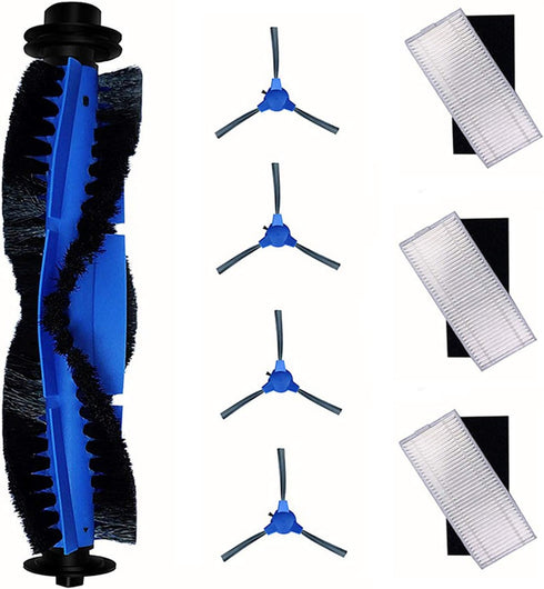 Spare Accessories Compatible for eufy 11S Max, G30, 30C Max, 15C Max, G32 Pro, Robotic Vacuum Replacements: 1 Roller Brush 4 Side Brushes 3 Unibod...