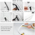 White Cable Organizer Cord Wire Cover Hider Sleeve Management 2 PCS, VIWIEU Clutter Free Coiled Tube Wire Concealer with Cable Tie Clips System fo...