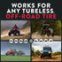 GlueTread External Patch Kit - for Tubeless Tires - No Need to Remove Tire - Kit Includes Enough Material to Patch 4 Tires - ATV Sidewall Repair K...