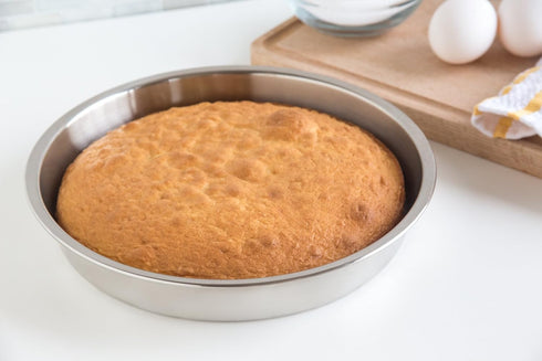 Fox Run Round Cake Stainless Steel Baking Pans, 9 inches...