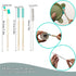 18 Pcs Small Household Cleaning Brushes by ELEMGULY,Deep Detail Crevice Brush Set for Hole, Gap, Corner, Space, Micro Crevice Scrub Cleaner Tool f...