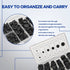 200Pcs 7 Sizes Rubber Grommet Assortment Kit, Firewall Hole Plug Set Electrical Wire Gasket Solid Hole Plugs Assortment Set for for Wire Plug, Cab...