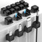 18 Pack Magnetic Cord Organizer, Easy Secure Adhesive Cable Management, Wire Holder Keeper Organizer Management, Hide Or Organize Phone USB Charge...