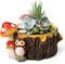 Owl Succulent Planters Flower Plant Pots for Plants with Drainage Hole?Planter Pots for Indoor Plants/Succulent/Cactus,Indoor Planter for Home Off...