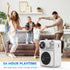 Portable Outdoor Mini Bluetooth Speaker Retro Atomic Phono Speaker Speaker with Clear Sound, White Suitable for Hiking, Cycling, Travel, Suitable ...