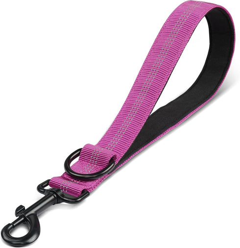 YAODHAOD Short Dog Leash,13 Inch Short Traffic Leashes for Dogs, Heavy Duty Short Training Leash with Comfortable Padded Handle and Highly Reflect...