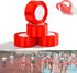 Athletics Sprint Belt,Double Face Satin Ribbon,18m Red Ribbon Nylon Sprint Race Finish Line, Rushing SprintingRope for School Sports Meeting, Wedd...