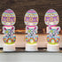 DRomance Easter Flameless Votive Candles with Timer Battery Operated LED Flickering Tea Lights Candles Long Lasting 300 Hours 3 Colorful Bunny and...
