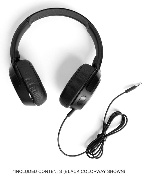 Skullcandy Riff On-Ear Wired Headphones, Microphone, Works with Bluetooth Devices and Computers - Black...
