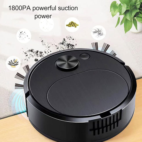 Zerodis Robot Vacuum Cleaner,Rechargeable Sweeping Vacuuming Mopping 3 in 1 Intelligent Sweeping Robot for Hard Floor Flat Ground Marble Tile Wood...