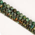 200pcs 4mm African Turquoise Loose Beads for Jewelry Making, Natural Semi Precious Beads Round Smooth Gemstones Spacer Beads Charms for Necklaces ...