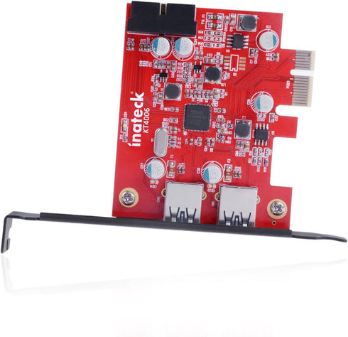 Inateck 2 Ports PCIe USB 3.0 Card with Internal USB 3.0 20-Pin Connector - Expand Another Two USB 3.0 Ports, Compatible Mac Pro, No Additional Pow...