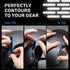 Elos Reflective Gear 3M Reflective Black Stickers - Reflective Helmet Tape, Motorcycle Reflective Tape, Hi Viz Stickers for Helmets - Discreet Bla...
