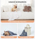Luciphia 1 Pack 2 Pet Blankets for Dogs Cats, Fleece Print Dog Cat Blankets for Small Medium Large Puppy Kitten, Dot Grey White Medium(30x20 inch)...