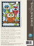 Dimensions 70-65159 Owl Trio Counted Cross Stitch Kit, 5" x 7", Blue...