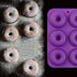 6-Cavity Silicone Donut Mold, Silicone Bagel Mold, Non-Stick Donut Mold, Food Grade Silicone, BPA Free, 3 Pcs...