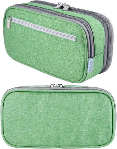 YONZONE Big Pencil Case Large Capacity Pencil Bag Pouch Pencil Pen Case Holder Marker with 3 Compartments for Office Desk Supplies Organizer Stora...
