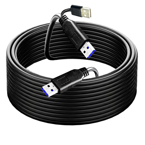 YOTETION USB 3.0 Cable 40FT, USB3.0 CABLE Male to Male, Compatible with Hard Drive, Cooling Fan/pad, Camera, DVD Player, TV, Flash Light, Hub, Mon...